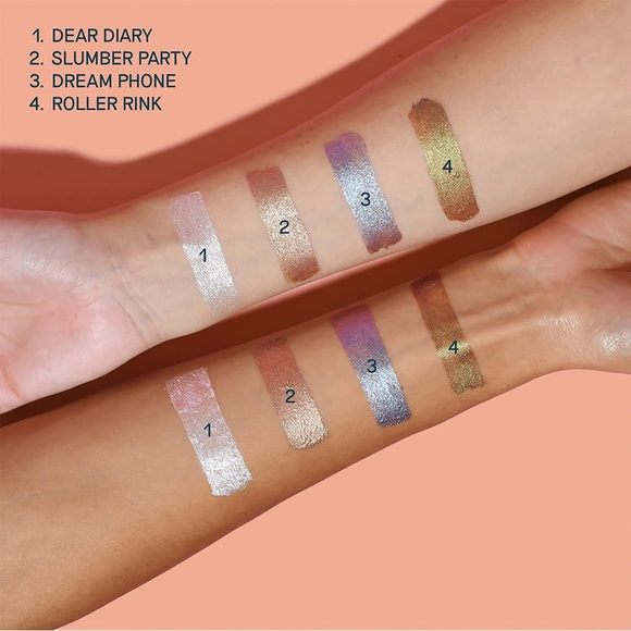 EXA Dear Diary light show color melt sparkler metallic foil gel pigment - Picture 6 of 7